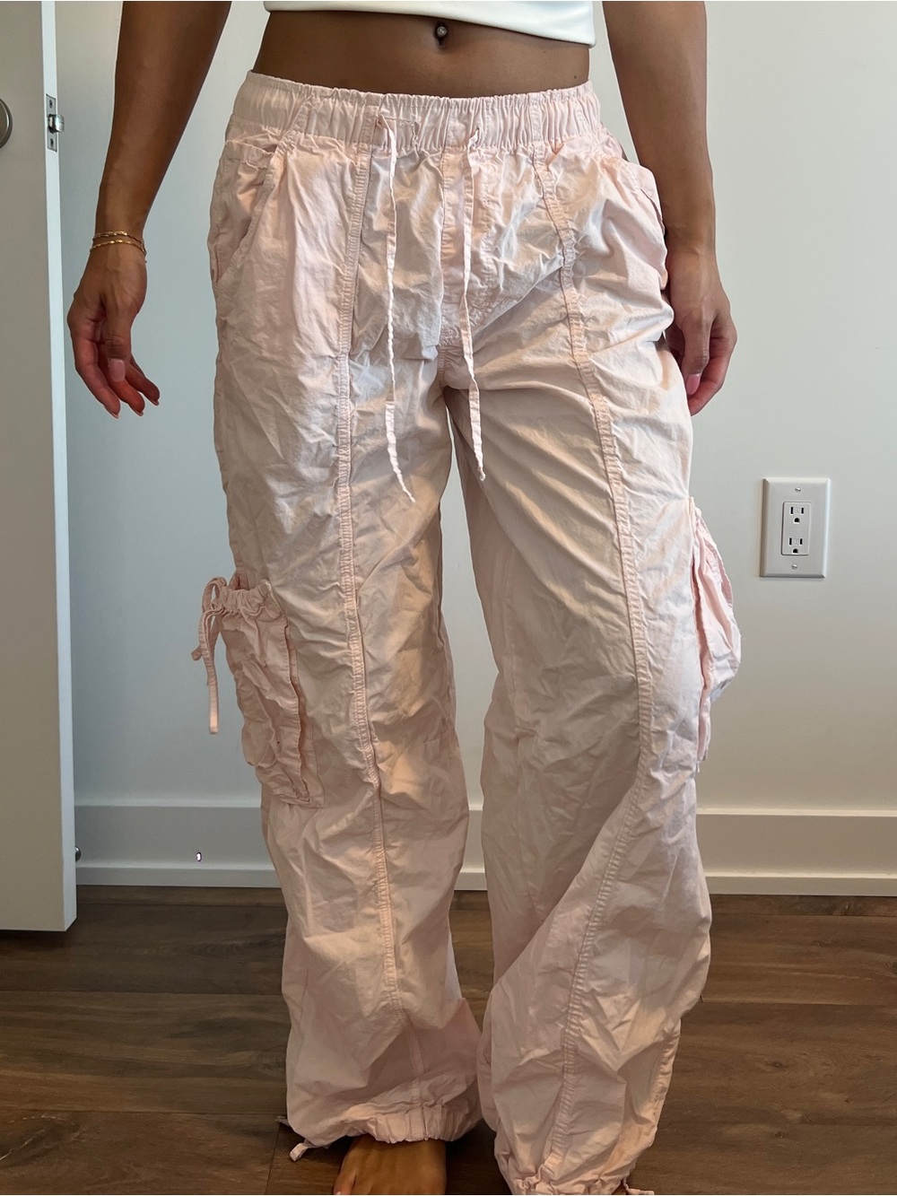 Zara Light Pink Cargo pants